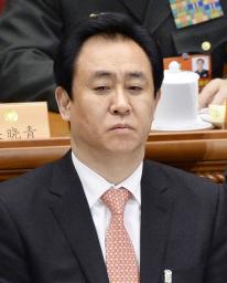 <p>　中国恒大集団の許家印主席</p>