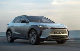 <p>　トヨタ自動車の新型電気自動車「ｂＺ４Ｘ」</p>