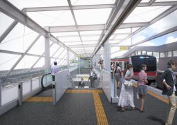 <p>　新駅「幕張豊砂」のイメージ（ＪＲ東日本千葉支社提供）</p>