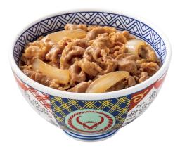<p>　吉野家の「牛丼並盛」</p>