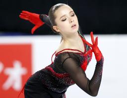 <p>　女子で優勝したカミラ・ワリエワのフリー＝バンクーバー（ＩＳＵ提供・ゲッティ＝共同）</p>