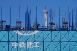 <p>　北京の建設現場＝１０月（ＡＰ＝共同）</p>