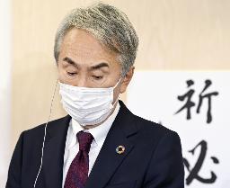 <p>　東京８区で敗北した自民党の石原伸晃元幹事長＝１０月３１日夜、東京都杉並区</p>