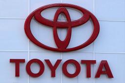 <p>　トヨタ自動車のロゴ（ＡＰ＝共同）</p>