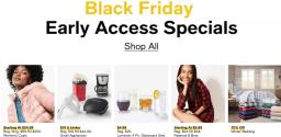 <p>　ブラックフライデーのセールを前倒しで始めた米百貨店大手メーシーズのインターネット通販サイト（同社公式アプリから・共同）</p>