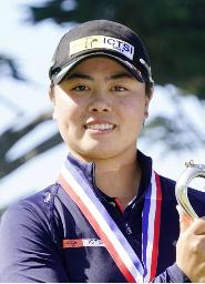<p>　女子ゴルフの笹生優花選手</p>