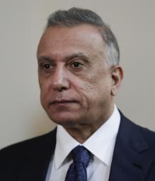 <p>　イラクのカディミ首相＝７月、バグダッド（ＡＰ＝共同）</p>