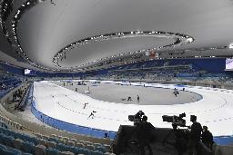 <p>　国家スピードスケート館で行われた北京冬季五輪のテスト大会＝１０月、北京</p>