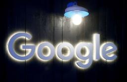 <p>　米ＩＴ大手グーグルのロゴ＝２０２０年１月、スイス・ダボス（ロイター＝共同）</p>