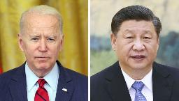 <p>　バイデン米大統領（ゲッティ＝共同）、中国の習近平国家主席（新華社＝共同）</p>