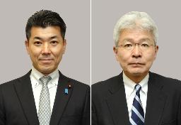 <p>　泉健太氏（左）、逢坂誠二氏（右）</p>