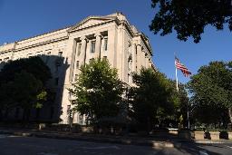 <p>　ワシントンにある米司法省の建物（ＡＰ＝共同）</p>