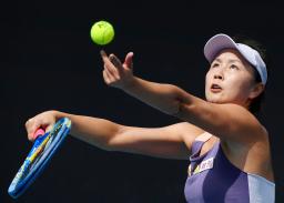 <p>　中国の女子テニス選手で安否が不明の彭帥さん＝２０２０年１月、メルボルン（ＡＰ＝共同）</p>