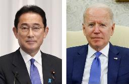<p>　岸田文雄首相、バイデン米大統領（ロイター＝共同）</p>