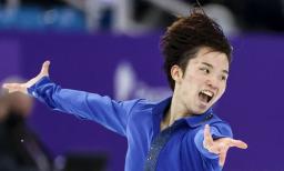 <p>　男子で３位の友野一希のフリー＝ソチ（タス＝共同）</p>