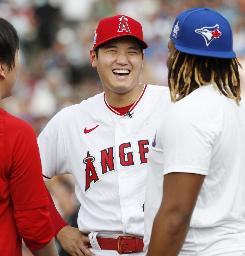 <p>　エンゼルスの大谷翔平＝７月、デンバー</p>