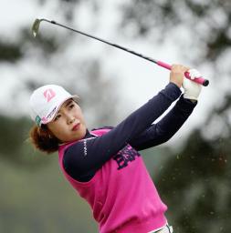 <p>　第５ラウンド、通算１２アンダーで暫定９位の古江彩佳＝ハイランドオークスＧＣ（共同）</p>