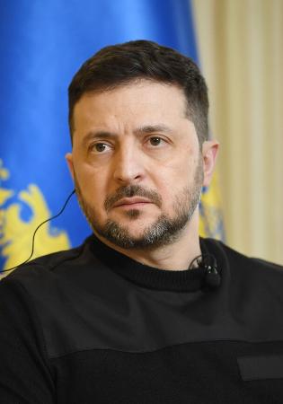 <p>　ウクライナのゼレンスキー大統領</p>