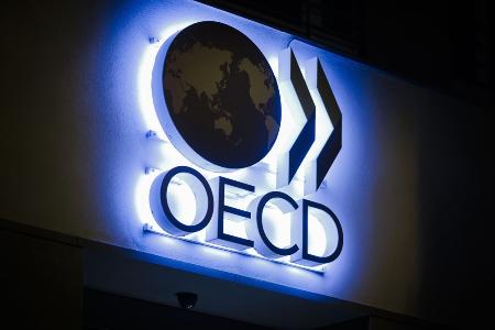 <p>　ＯＥＣＤのロゴ（ゲッティ＝共同）</p>
