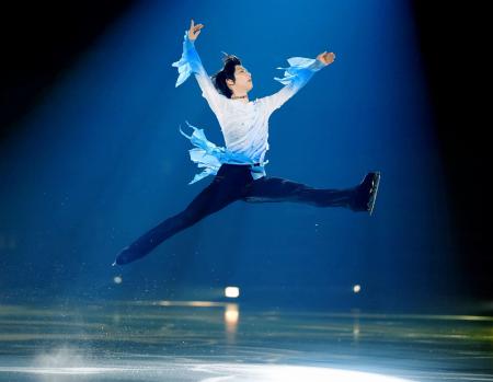 <p>　演技する羽生結弦さん（Ｃ）ＮＨＫ</p>