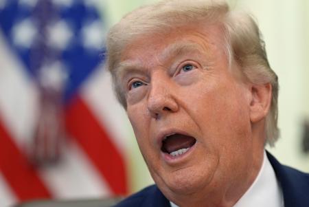 <p>　トランプ米大統領＝１１日、ワシントン（ＡＰ＝共同）</p>