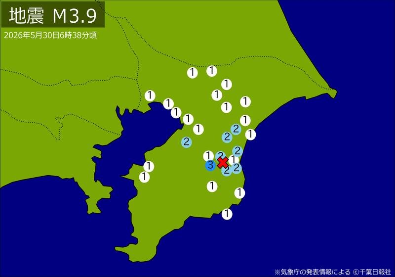 震度分布図