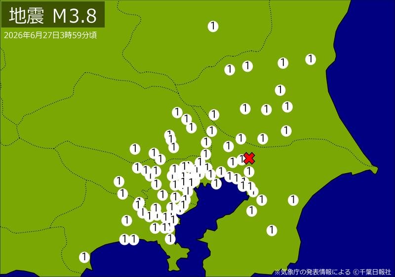 震度分布図