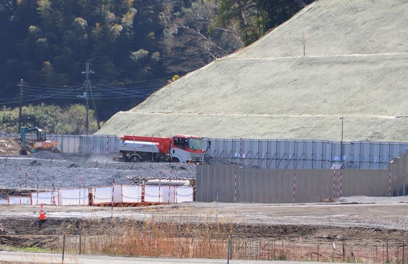 成田空港のC滑走路が新設される用地=4月3日、芝山町