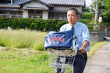 「天羽で」一心にペダル　片道２０キロ以上を自転車通学　県立天羽高校３年・佐藤純也選手（１８）　【白球に魅せられて　’１４高校野球千葉大会】（２）