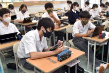開校時から個人用端末　芝浦工業大柏中（柏市）　【キラッと★学校自慢】
