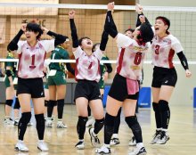 女子・敬愛学園３連覇　男子習志野１３大会連続　バレーボール　第７４回全日本高校選手権　千葉県代表決定戦