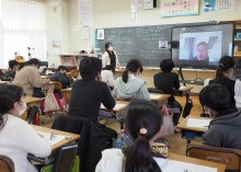 平和と多様性語り合う　オンラインで合同学習会　君津・八重原小６年生　【ＳＤＧｓちば】