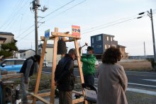 希望の鐘海わたる　住民黙とう「忘れない」　旭・飯岡　【東日本大震災１１年】