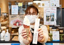”食べる縁起物”食べて験担ぎ！　ご祈とうソフトで合格祈願　香取