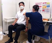 熊谷知事５回目接種　新型コロナ「積極的にワクチンを」