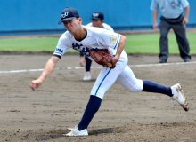 気力の投球エースらしく　橋本３日連続登板　東京学館浦安　第１０６回全国高校野球　千葉大会　第１０日