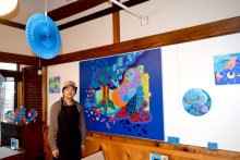 カフェでアート堪能　八千代の７店、作家とコラボ　「少し違う日常」テーマに　期間限定メニューも