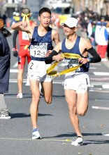 全国高校駅伝　男子・八千代松陰が３年連続入賞の４位