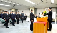 「新人の成長が原動力」　千葉信金で入庫式