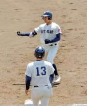 清水公、均衡破る決勝打　準々決勝　第７８回春季千葉県高校野球大会