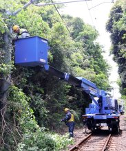【動画あり】ＪＲ内房線で昼間工事　労働環境改善、効率化で　館山－安房鴨川
