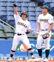 ４番田中意地の同点打　流山南　第１０７回全国高校野球　千葉大会　第７日