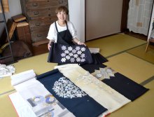 日常寄り添う友禅染を　手作業で作る唯一の一枚　染め工房　造舎（佐倉市）　【ちばの元気企業】