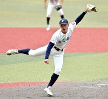 中盤に流れ引き戻す　２番手・島田　市船橋　第１０７回全国高校野球　千葉大会　第１５日