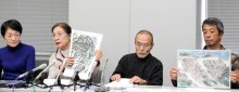 鴨川メガソーラー　反対団体「工事中止を」　計画見直し求め千葉県に要請書