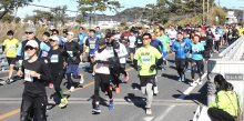 【動画あり】房総路６６００人駆ける　晴天の下、海風受け　館山若潮マラソン