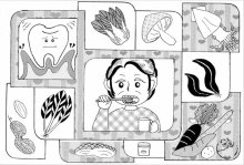 ＜歯の健康と食生活＞　１日３食バランス良く　【現代食事考】（１７６９）