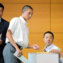 高貝主将「油断できない」　専大松戸　第１０８回全国高校野球選手権千葉大会