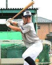 広角打法勝負強く　選抜の敗戦糧に成長　千葉黎明　佐々木悠晴　【フルスイング～新時代の主役～】　（７）