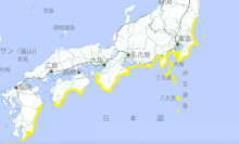 【速報】千葉など太平洋沿岸に津波注意報　気象庁